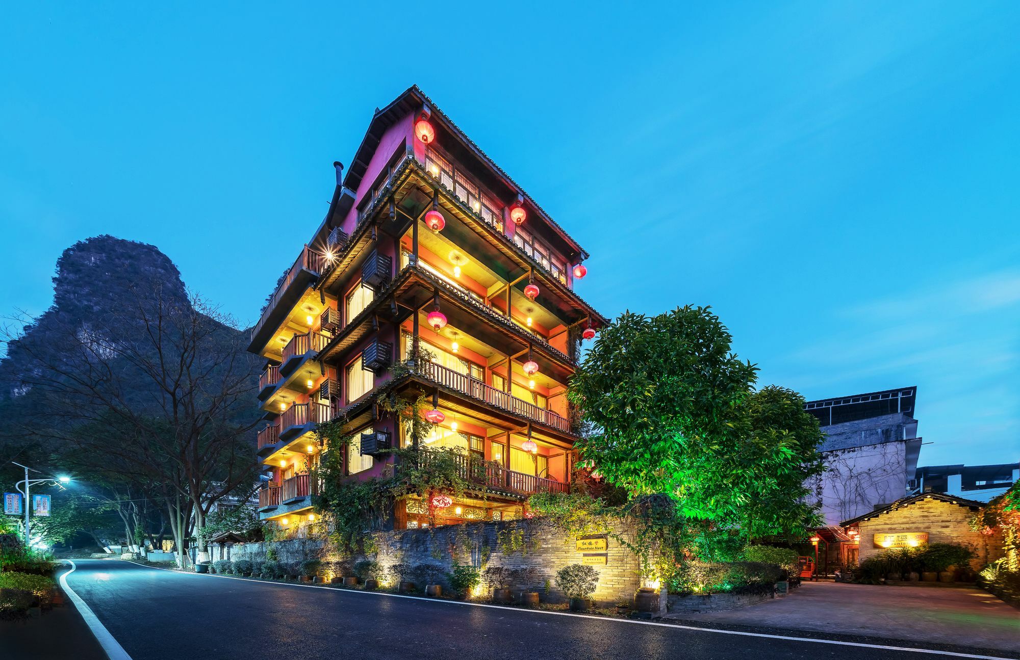 Yangshuo Mountain Nest Boutique Hotel Dış mekan fotoğraf